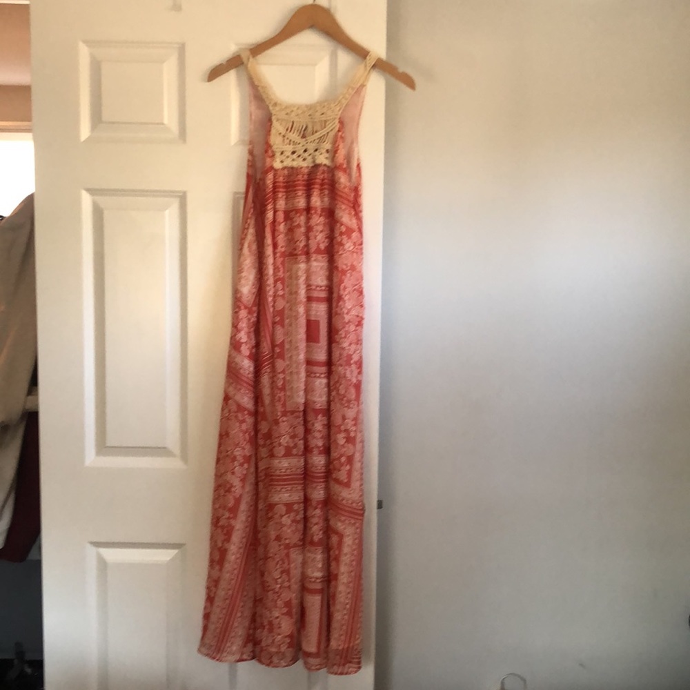 Zara Printed Crochet Dress